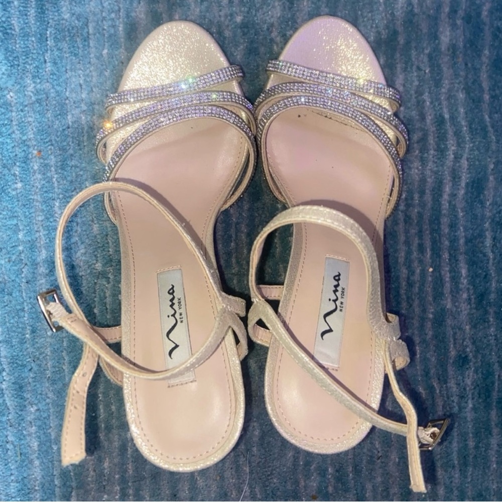 Bedazzled high heels